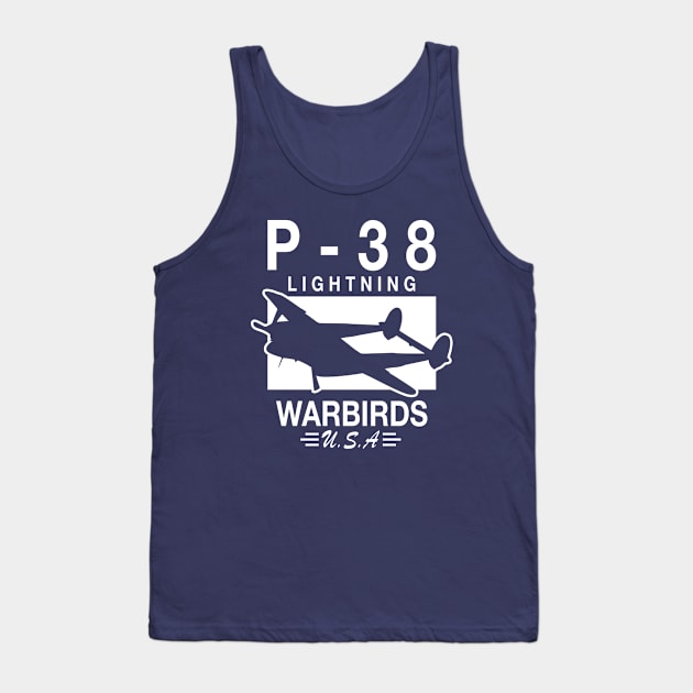 P-38 Lightning Tank Top by TCP